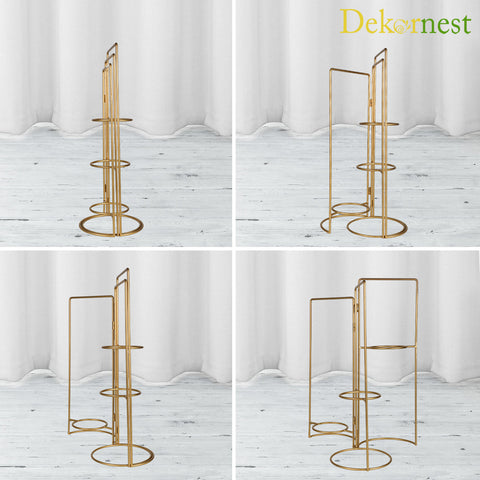 Dekornest Folding Stand with 3 Pot (1243)