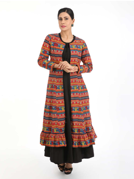Picture of Agnisie Heritage Collection Kurta with Printed Jacket