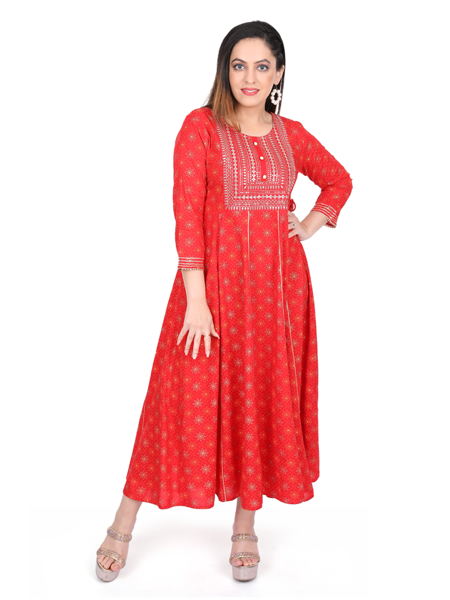 Picture of Ethnic Elegance Fashion Gown