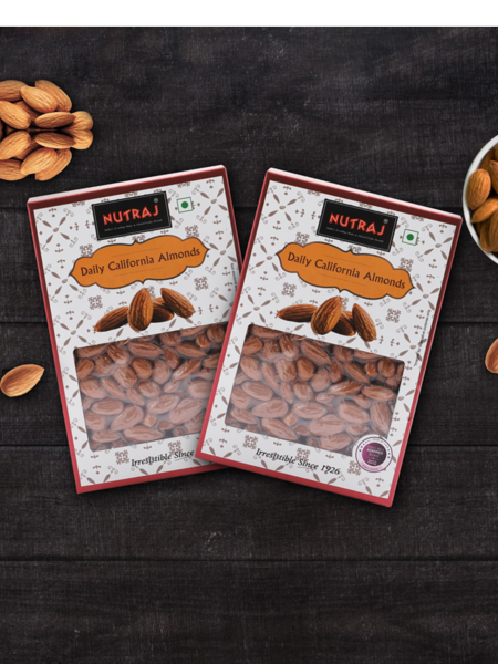 Picture of Nutraj Daily California Almonds 1Kg (2x500g) 