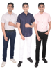 Picture of Pack of 3 Mens Summer Shirts