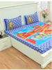 Picture of Royal Rajasthani Pack of 5 Cotton Bedsheets with 10 Pillow Covers 