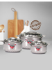 Picture of VARNA Insulated Set of 3 Stainless Steel Serving Casserole