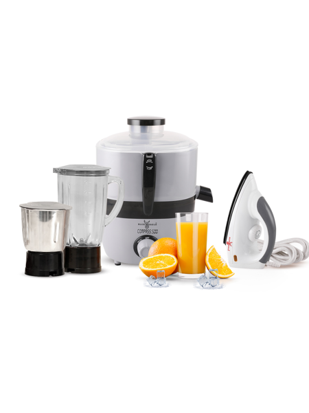 Picture of Blue Eagle 500 Watt Powerful Mixer, Blender & Grinder with Free Iron |3 Jars,Color-White|2 Years