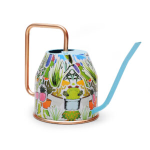 Dekornest Metal Watering Can with Print  (1421)
