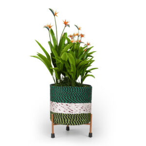 Dekornest Metal Pot with Stand (1125)