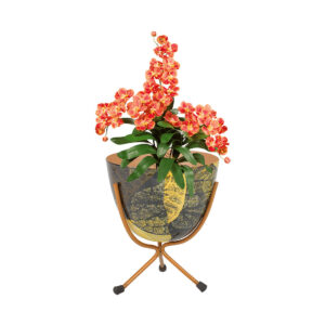 Dekornest Metal Pot with Stand (1314)